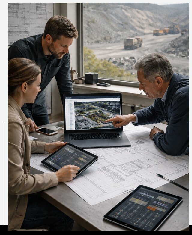 Разработка и внедрение систем для горнодобычи в Щербинке