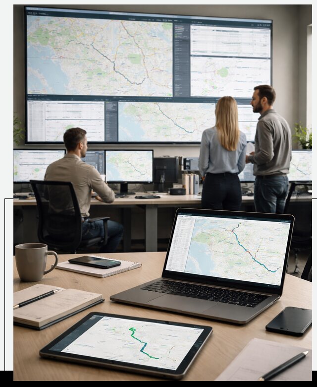 Трекинг грузов и Fleet Management, мониторинг автопарка в Щербинке